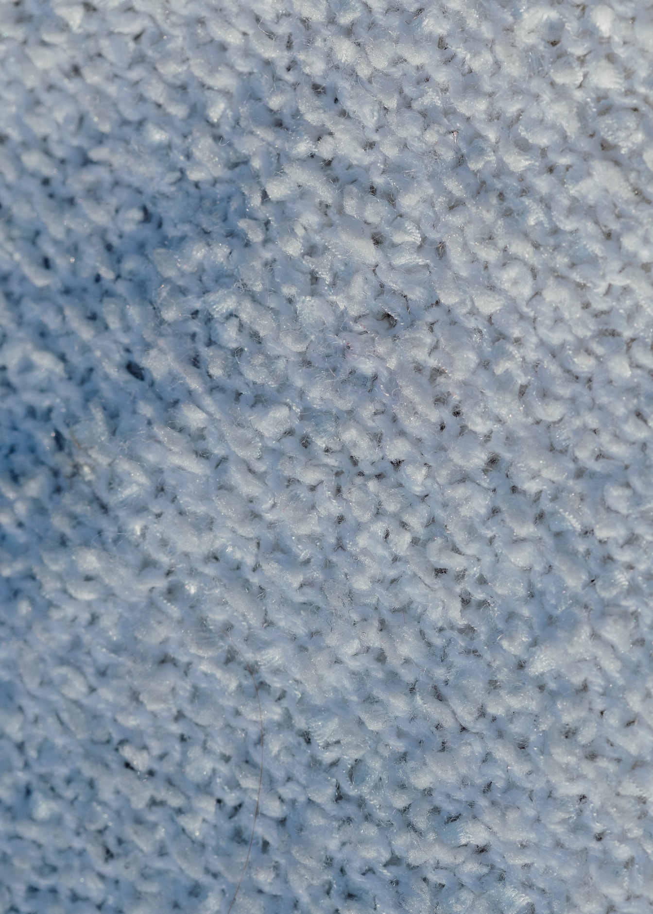 Close-up texture of pure white wool canvas