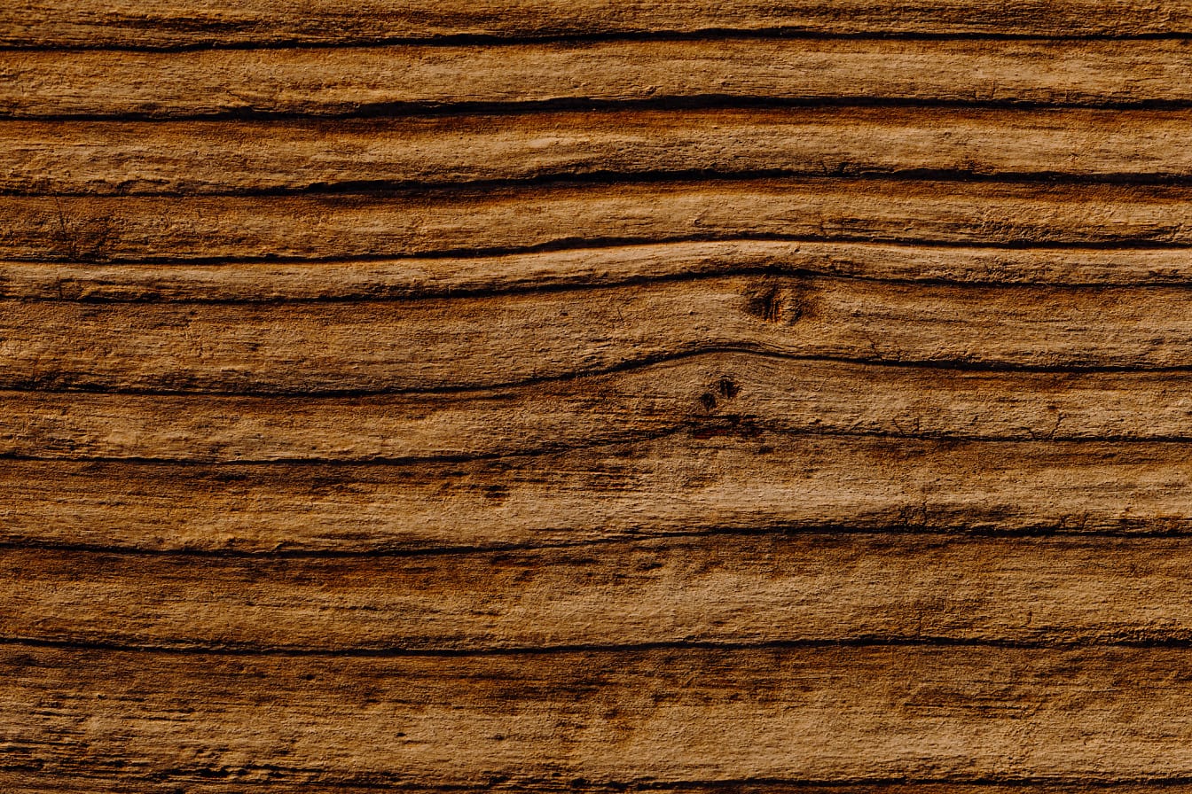 Tekstura drvene daske od tvrdog drveta s vodoravnim linijama