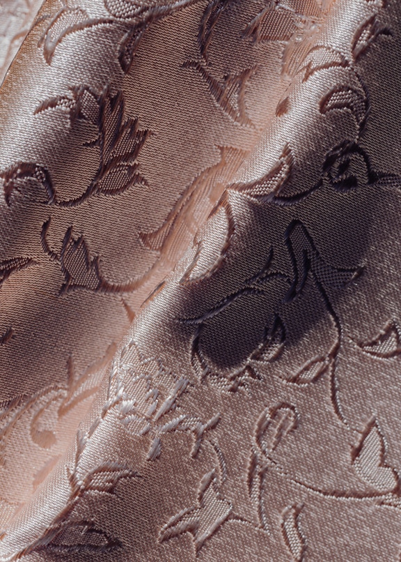 Kanvas keriput mengkilap dengan imitasi sulaman tangan