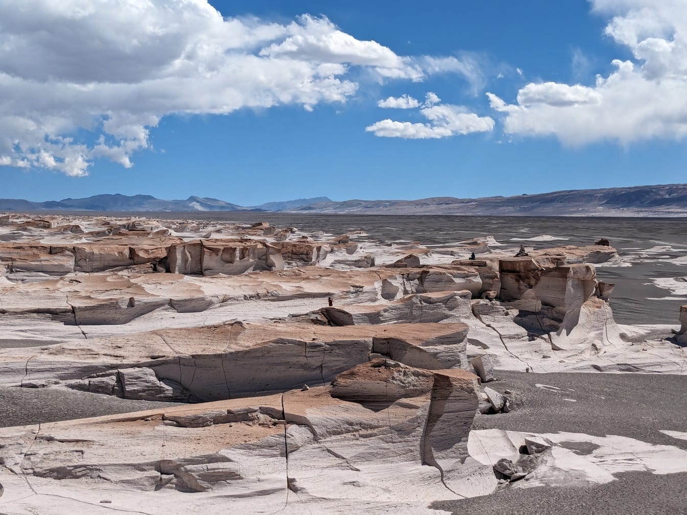 A habkőmező, védett természeti terület Antofagasta de la Sierra megyében, Argentínában