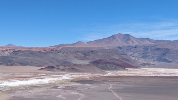 Landskab af Puna de Atacama-ørkenen i Argentina