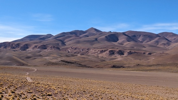 Amazing landscape of the Puna de Atacama, the driest desert of the world