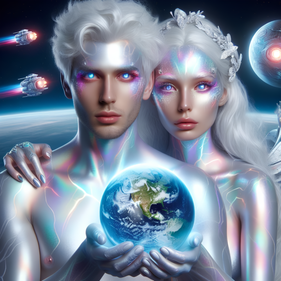 A spiritual humanoid higher being with the ability of prediction of future of on planet earth