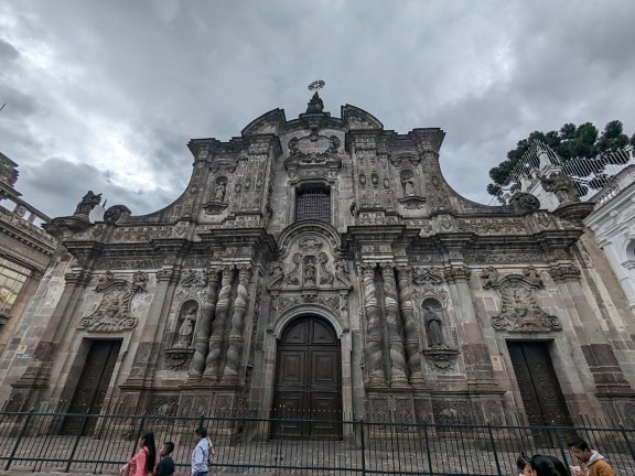 The Roman catholic church and convent of St. Ignatius of Loyola of the Society of Jesus in Quito, capital of Ecuador