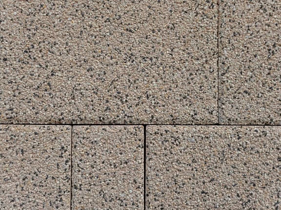 Close-up of texture of stone tiles made of very small granite stones