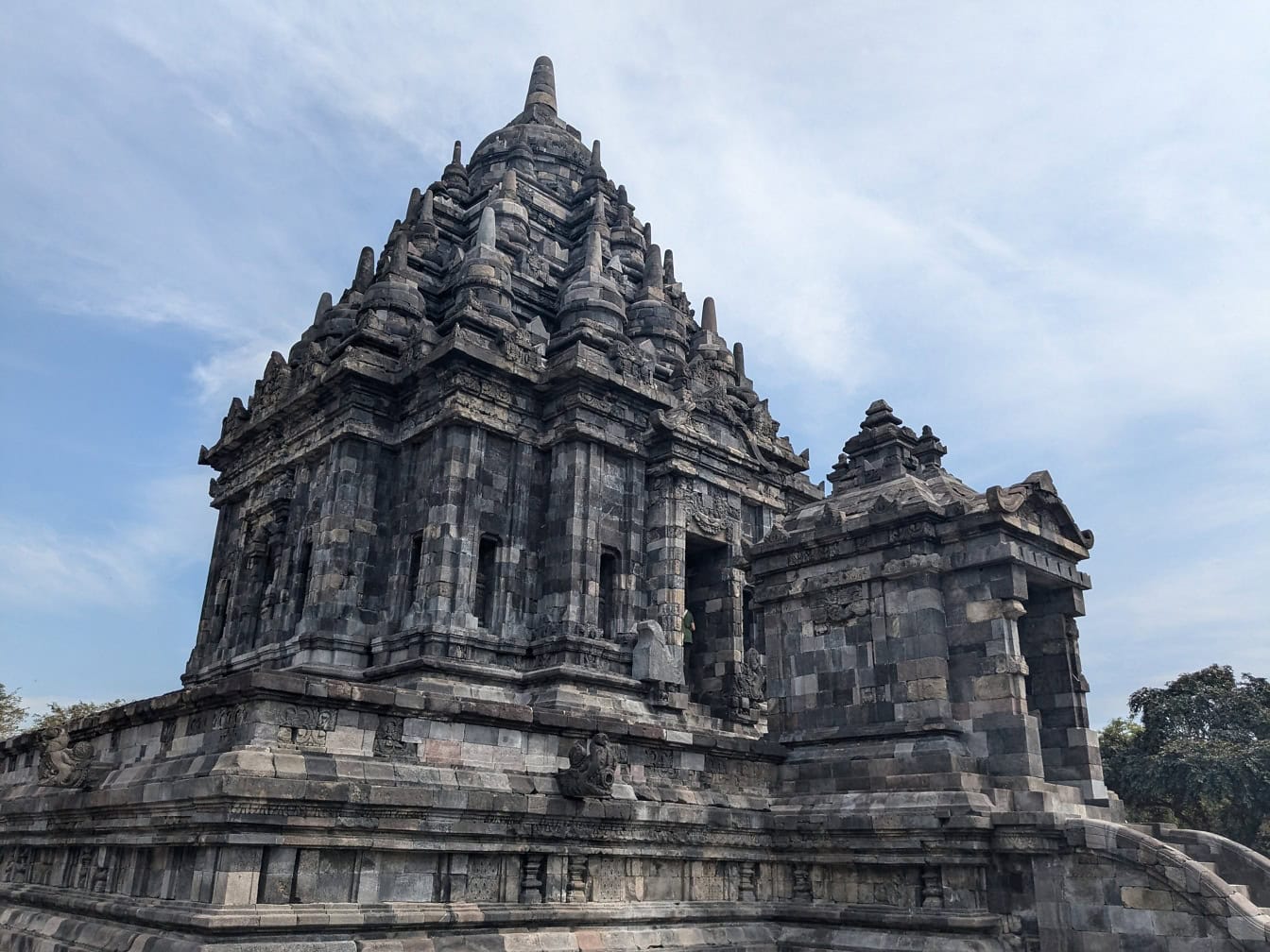 Candi Bubrah, ein buddhistischer Tempel in der archäologischen Stätte Prambanan in Yogyakarta auf Java in Indonesien, eine UNESCO-geschützte Stätte