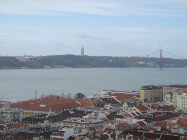 ciudad, Lisboa, Puente