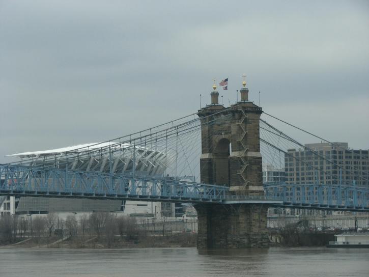 John, Roebling, sospensione, ponte