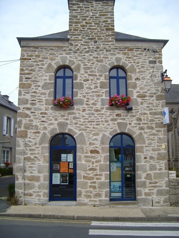 old, stone, building
