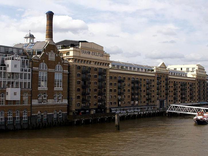 Uşaklar, wharf, nehir, Thames, Londra