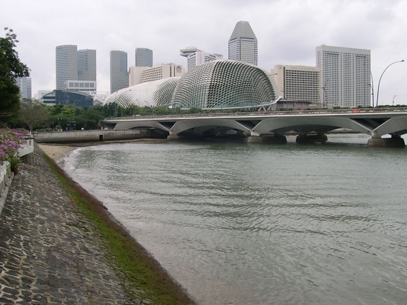 Singapura, kebudayaan, Pusat, bangunan