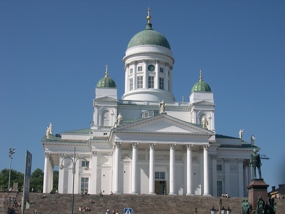 tuomikirkko, építési, kupola, Helsinki