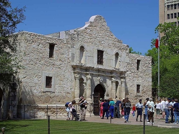 Alamo, Antonio, forter, Texas
