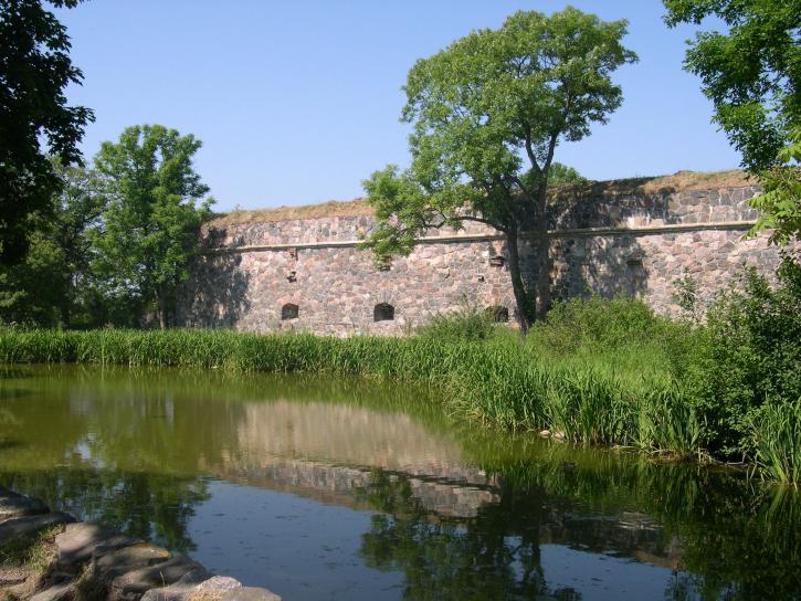 lake, fortifications, Suomenlinna, Helsinki
