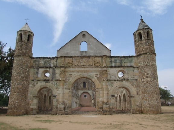 ruined, monastery