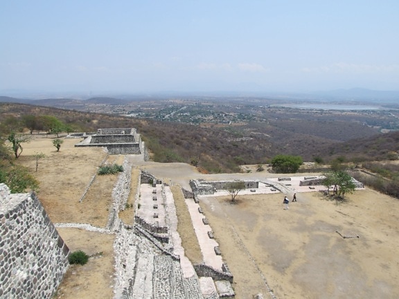 ruins, Xochicalco, temple