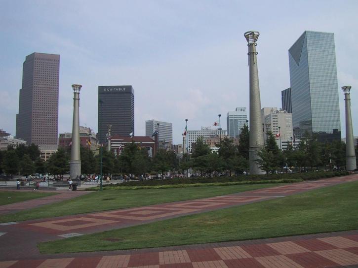 centenial, olimpiai, park, downtown, Atlanta