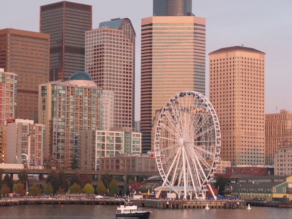 Seattle-ben, belvárosi, épületek
