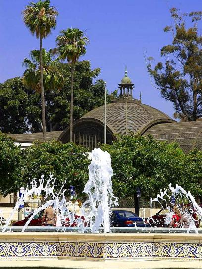 Balboa, parku, fontanny