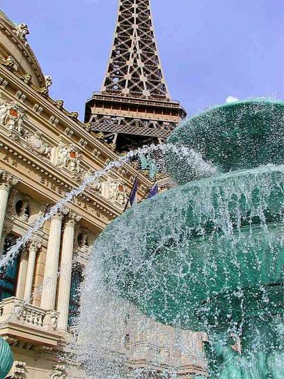 air mancur, Eiffel, menara