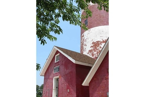 assateague, island, lighthouse, Virginia
