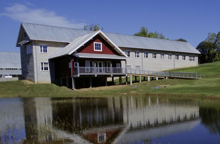 barn, cabin,buildings, national, conservation, training, center