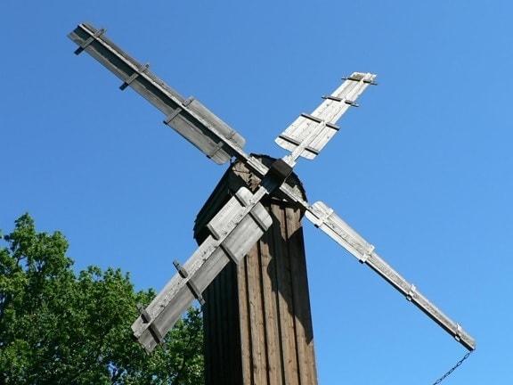 vindmølle, village