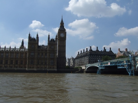 gros, maisons, parlement, Londres