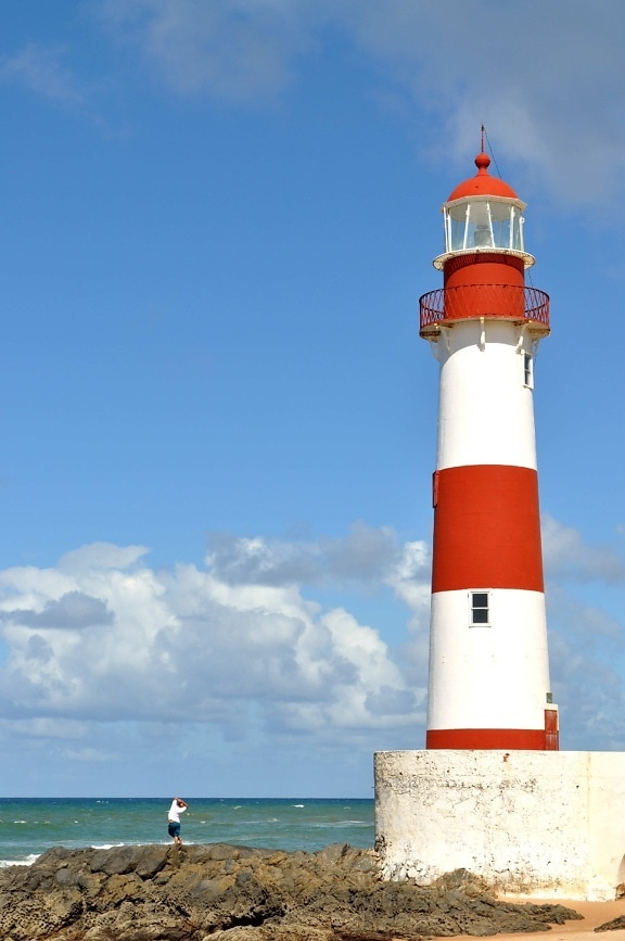 lighthouse, tower, coast
