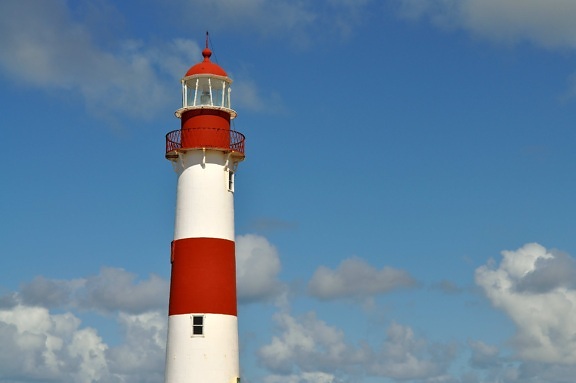 rouge, tour, phare