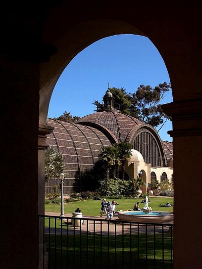 Бальбоа, парк, arboreum, Сан-Дієго, по одному, арки