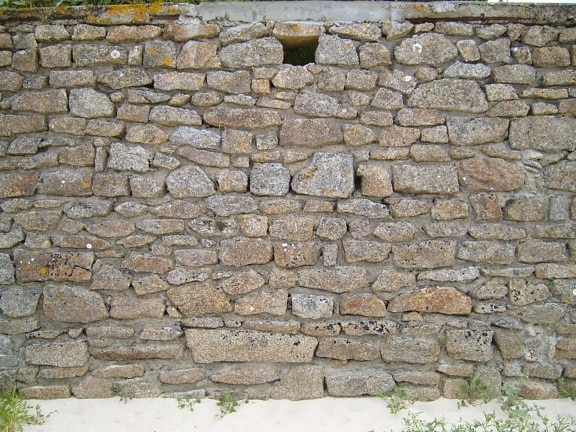 parede de pedra, pedra calcária,