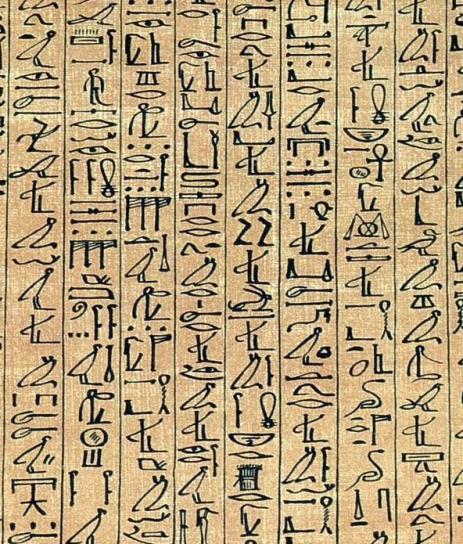 papyrus, markør, hiero