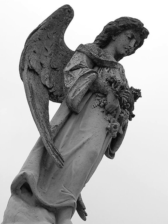 statue, angeli