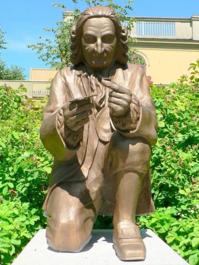 statue, Carl, Linne, Carolus, Linnaeus