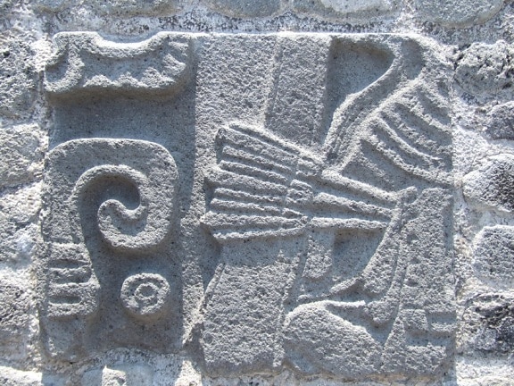 pietra, scultura, Xochicalco