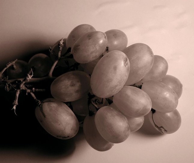 uvas, fruta, editado, imagen