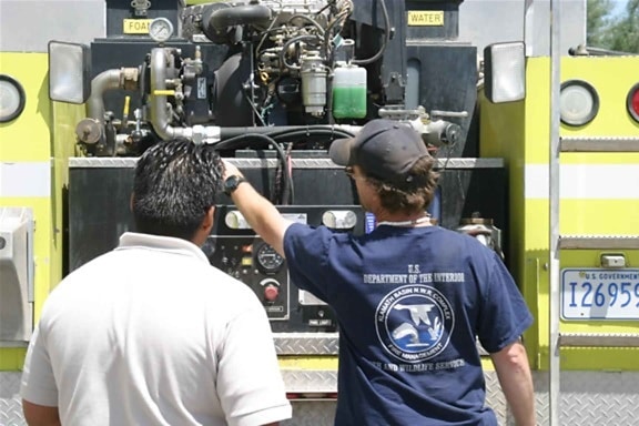 火災トラック、エンジン、使用法、トレーニング