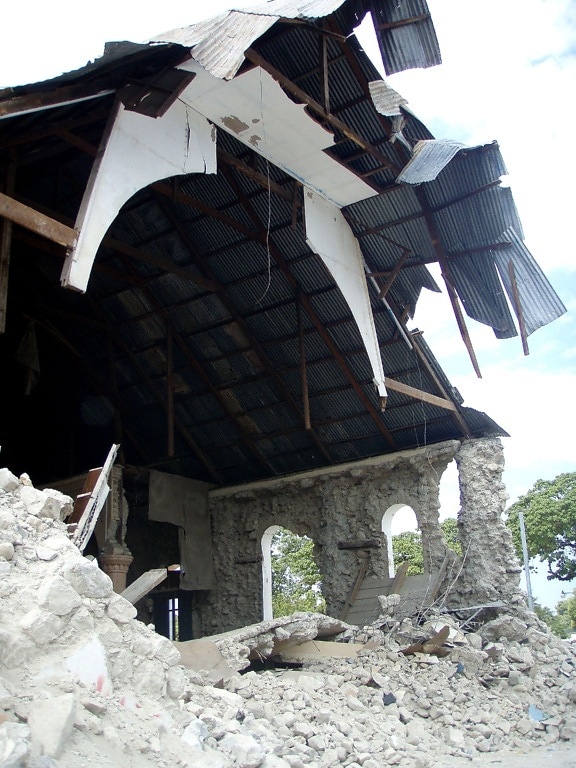 magnitud, un terremoto, devastado, isla, nación