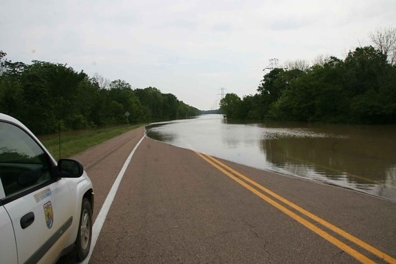 water, highway, road