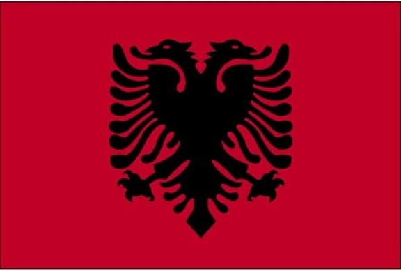 флаг, Албания
