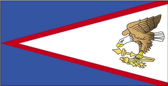 bandera, americano, Samoa