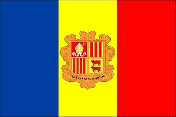 flagga, Andorra