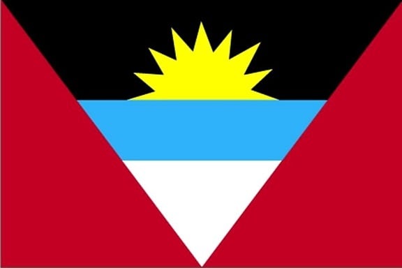 флаг, Антигуа, Барбуда