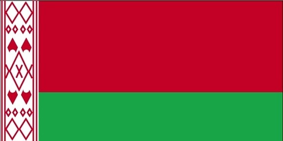 la bandiera, la Bielorussia