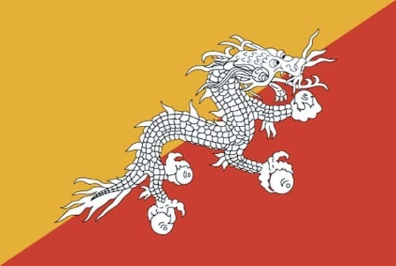 zászló, Bhután