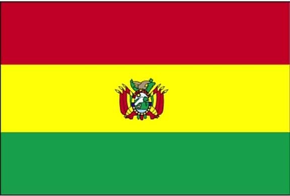 bendera, Bolivia
