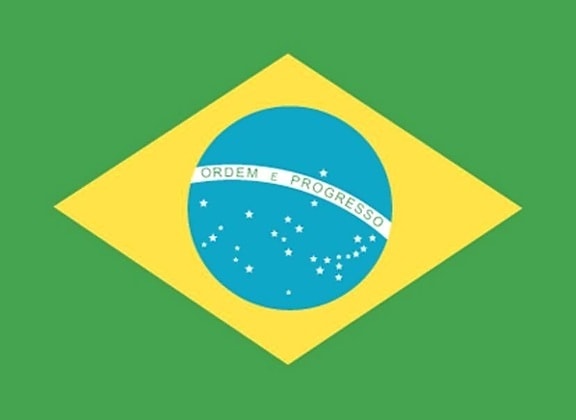 drapeau, Brésil