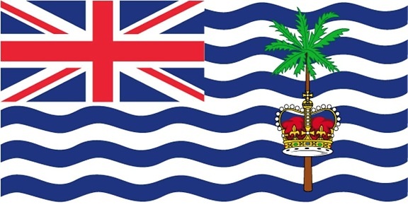 flagg, britiske, indiske, hav, territorium