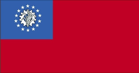 drapeau, la Birmanie